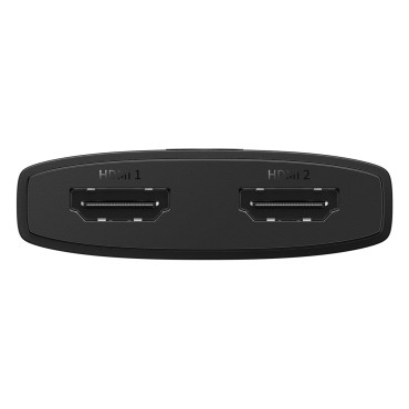 2In1 Adapter HDMI-distributör 4K 60Hz Tvåvägs AirJoy 1M Svart