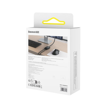 2In1 Adapter HDMI-distributör 4K 60Hz Tvåvägs AirJoy 1M Svart