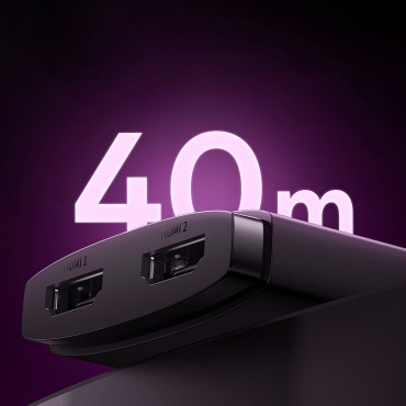 2in1 adapter HDMI forgalmazó 4k 60Hz kétirányú légzés 1m fekete