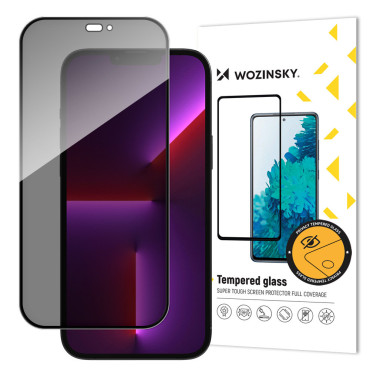 Zaščitno steklo Privatizacije s filtrom Anti Spy To Ephone 15 Plus Black