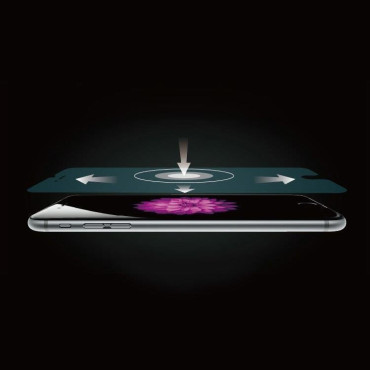 Vidrio protector templado en la pantalla del iPhone 15 Plus
