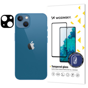 Gehard glas 9h op de camera Camera iPhone 15 Plus Volledige Camera Glas Zwart