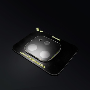Gehard glas 9h op camera-camera iPhone 15 volledige camera glas zwart