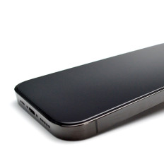 Γυαλί 9h με πλαίσιο τοποθέτησης για το iPhone 15 Pro Max Premium Glass Black