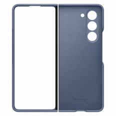 2in1 Caso de silicone para galáxia com dobra 5 + estilete Case Slim Blue