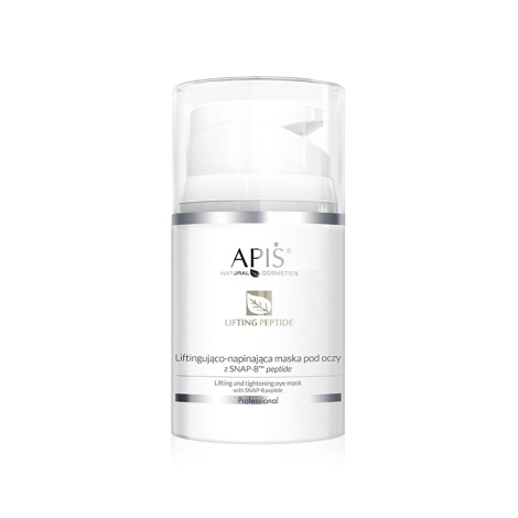 APIS LIFTING PEPTIDE zpevňujúca a spevňujúca očná maska so SNAP-8™ peptidom 50ml — pohľad spredu