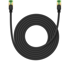 Rýchly sieťový kábel LAN RJ45 CAT.8 40GBOPTY CHARGE BRADED 5M ČIERNY