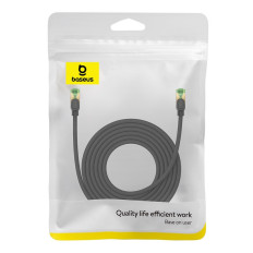 Rýchly sieťový kábel LAN RJ45 CAT.8 40GBOPTY CHARGE BRADED 5M ČIERNY