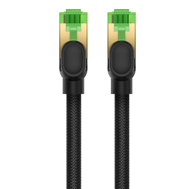 Rýchly sieťový kábel LAN RJ45 CAT.8 40GBOPTY CHARGE BRADED 5M ČIERNY