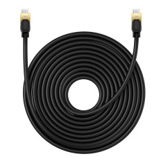 Nätverkskabel LAN RJ45 Ethernet High Speed Cat.8 40Gbps 15m Svart