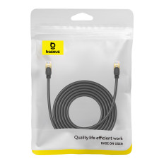 Nätverkskabel LAN RJ45 Ethernet High Speed Cat.8 40Gbps 5m Svart