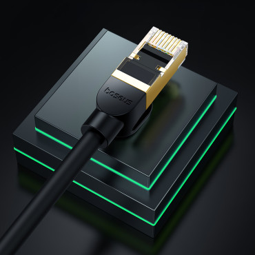 Sieťový kábel LAN RJ45 Ethernet High Speed Cat.8 40gbps 5m čierna