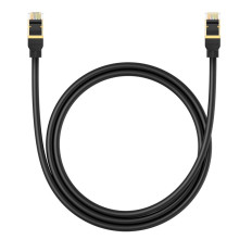 Omrežni kabel LAN RJ45 Ethernet visoke hitrosti CAT.8 40Gbps 1M črna