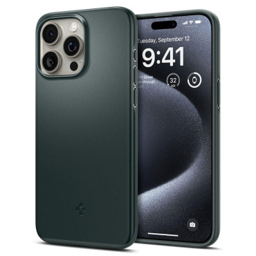 Funda protectora para iPhone 15 Pro Fit Fit Green