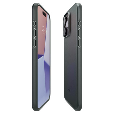 Védő tok iPhone 15 Pro vékony illeszkedéshez zöld