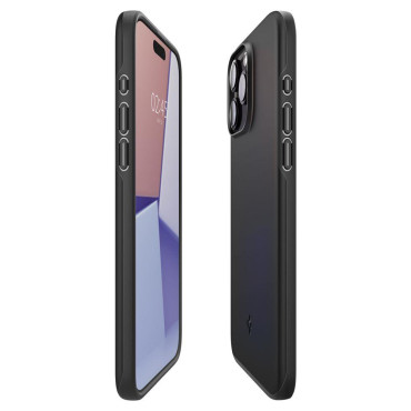 Zaštitna kutija za iPhone 15 Pro tanko stane crno