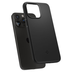 Beschermhoes voor iPhone 15 Pro Dunne Fit Black