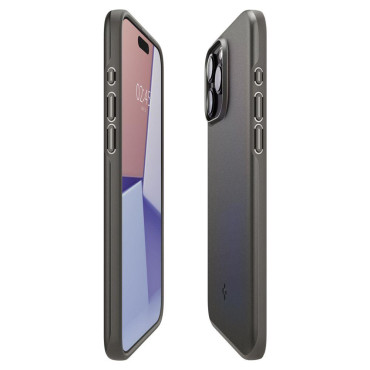 Funda protectora para iPhone 15 Pro Fit Fit Grey