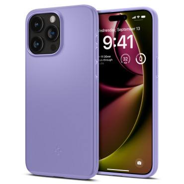 Beschermhoes voor iPhone 15 Pro Dunne Fit Purple