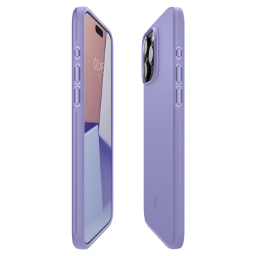 Skyddsväska till iPhone 15 Pro Tunn Fit Purple