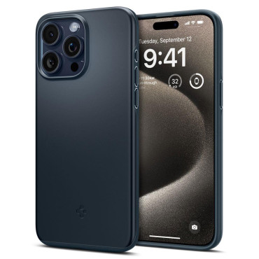 Zaščitni primer za iPhone 15 Pro Max Tent Fit Black Metal