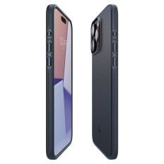 Funda protectora para iPhone 15 Pro Max Fit Fit Metal Negro