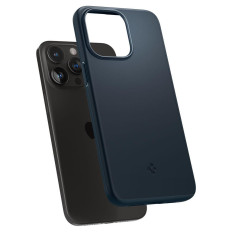 Funda protectora para iPhone 15 Pro Max Fit Fit Metal Negro