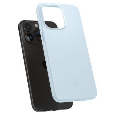 Schutzhülle für iPhone 15 pro dünnes Fit hellblau