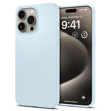 Kaitsekott iPhone 15 pro max õhukesed heledad sinised