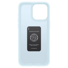 Cas de protection pour iPhone 15 Pro Max Fit Mince Bleu clair