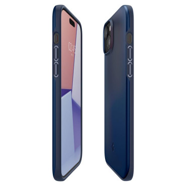 Aizsardzības gadījums iPhone 15 plānas iederas zila