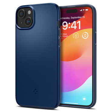 Zaščitni primer za iPhone 15 Plus Thin Fit Blue