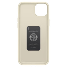 Skyddsväska till iPhone 15 plus tunn passform beige