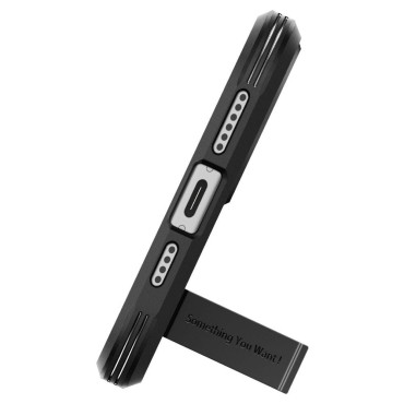 Trupel oklep Magsafe Case na iPhone 15 Black