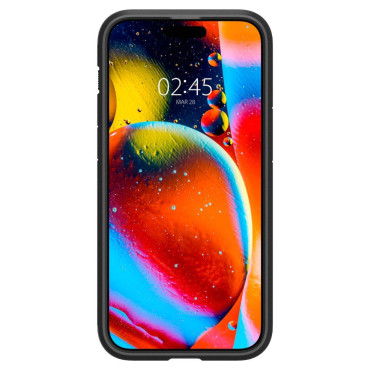 Teška oklop Magsafe na iPhone 15 Pro crno