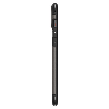 Tvrdé brnění magsafe pouzdro s stojanem pro iPhone 15 Metallic Grey