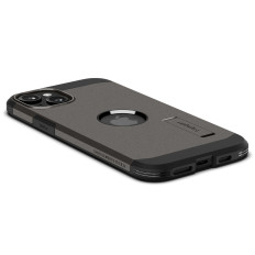 Tvrdé brnění magsafe pouzdro s stojanem pro iPhone 15 Metallic Grey