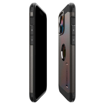 Caso Dura Armadura Magsafe en Iphone 15 Pro Metallic Grey