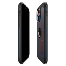 Tøff rustning Magsafe Case på iPhone 15 Pro Black Metal