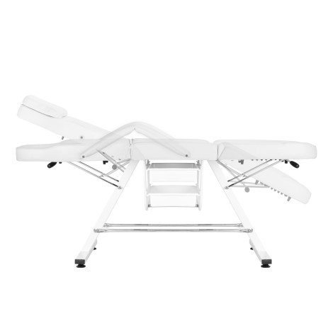 SILLON Cosmetische Stoel met Ladebakken Wit — zijaanzicht