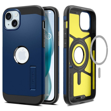 Tough armor Magsafe Case na iPhone 15 Blue