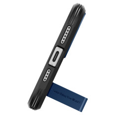 Tough Armor Magsafe case with an IPHONE 15 plus blue stand