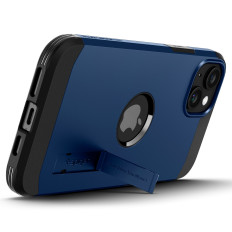 Tuff Armor Magsafe Case med en iPhone 15 Plus Blue Stand