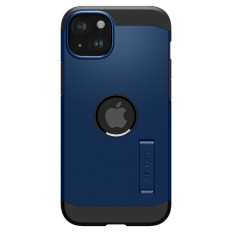 Tough Armor Magsafe case with an IPHONE 15 plus blue stand