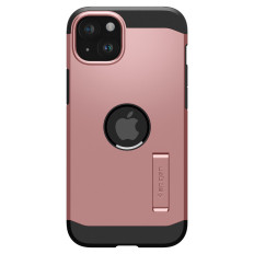 Tough Armor Magsafe Case met een 15-roze iPhone-standaard