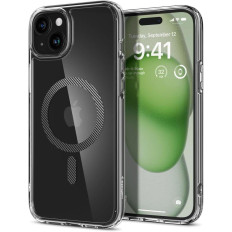 Ultra Hybrid Mag Case ar MagSafe uz iPhone 15 pelēkā krāsā