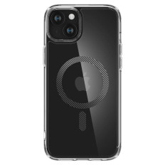 Ultra Hybrid Mag Case met Magsafe op iPhone 15 Gray