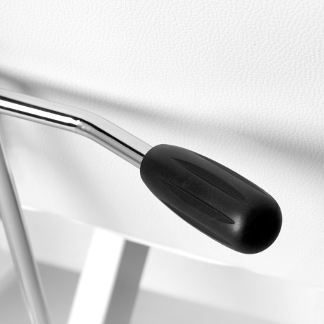 Kozmetické kreslo SILLON s vaničkami biele — detail rukoväte