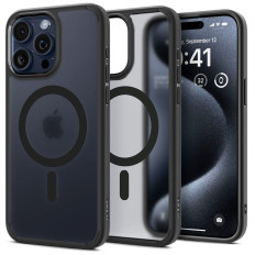 ETUI ULTRA HYBRIDAG S MAGSAFE NA IPHONE 15 PRO Transparenta-Black