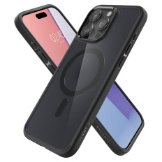 Etui Ultra Hybrid Mag från Magsafe på iPhone 15 Pro Max Transparent-Svart
